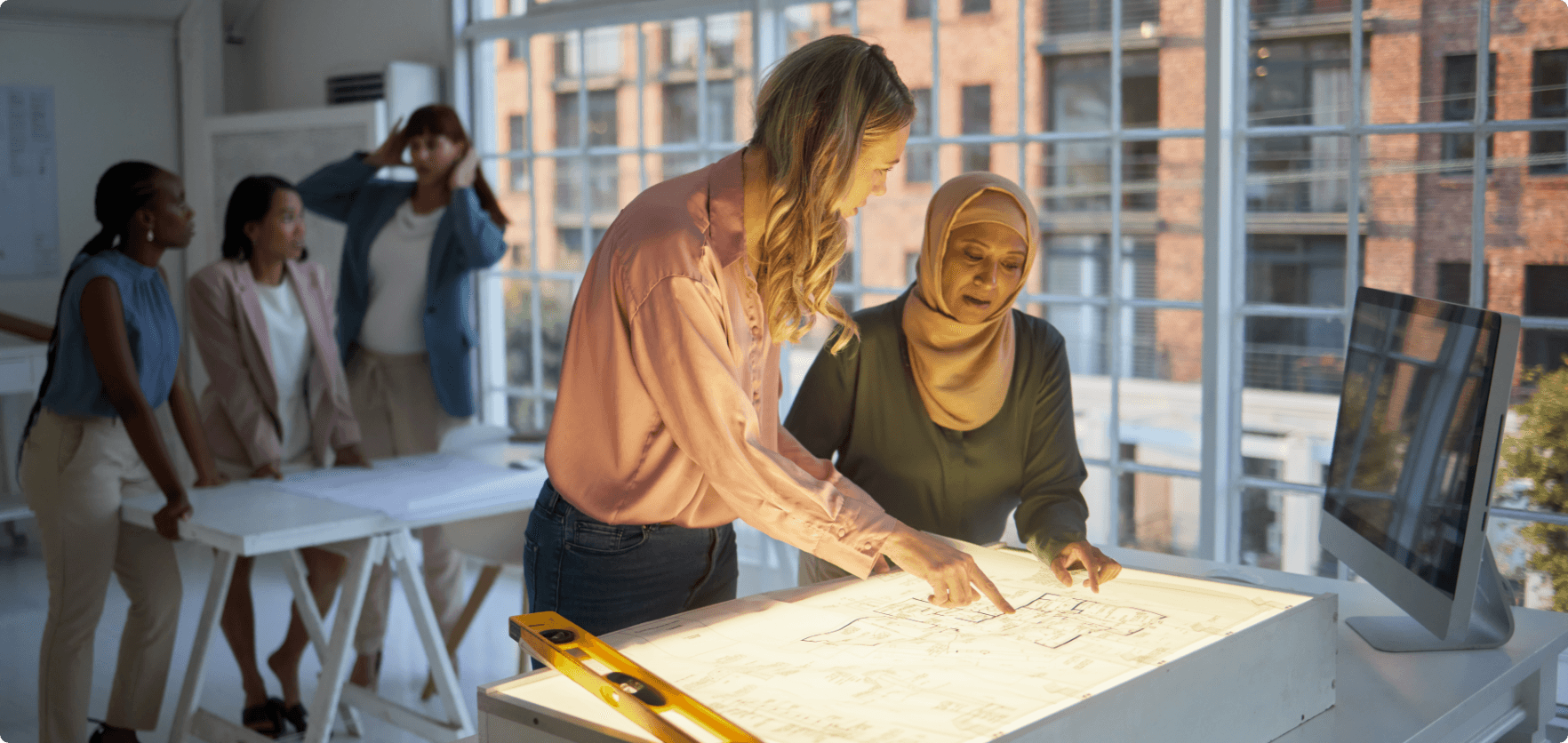 Team working together